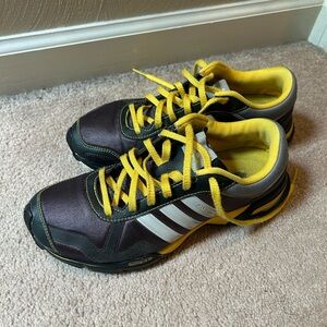 Adidas Yellow and Black Athletic Shoes